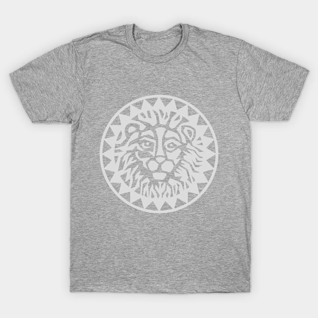 WHITE SUN LION T-Shirt by Awka969